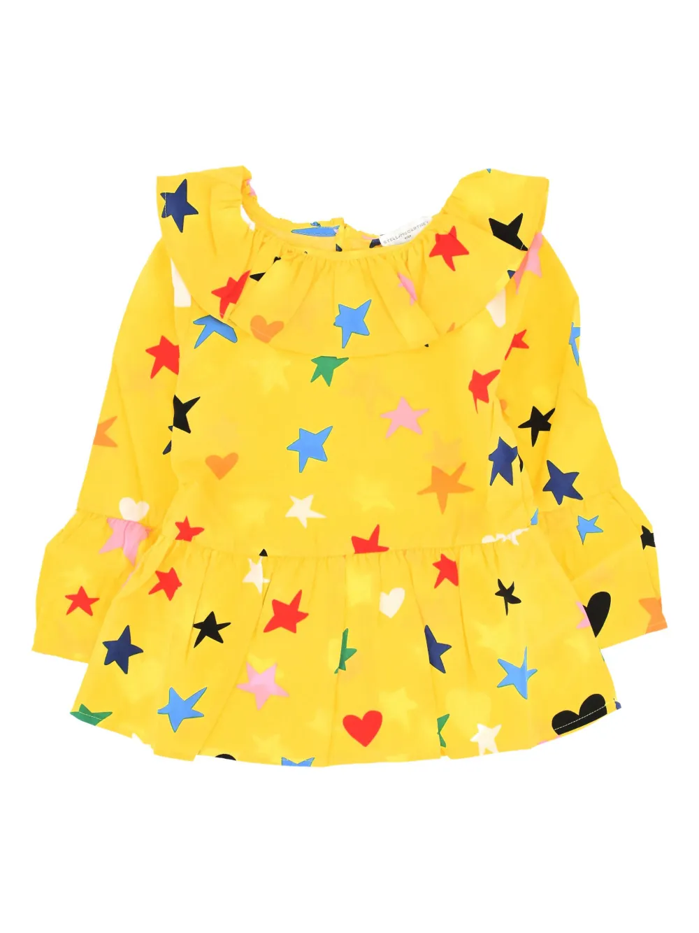 Stella McCartney Kids Star-print top - イエロー Stella McCartney Kids Star-print top - イエロー