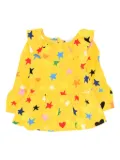 Stella McCartney Kids Star-print top - Yellow