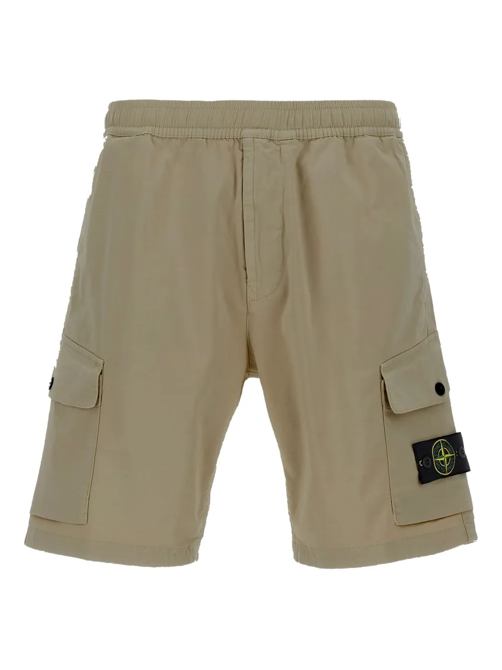 Stone Island Compass-motif shorts | Green | Image 1