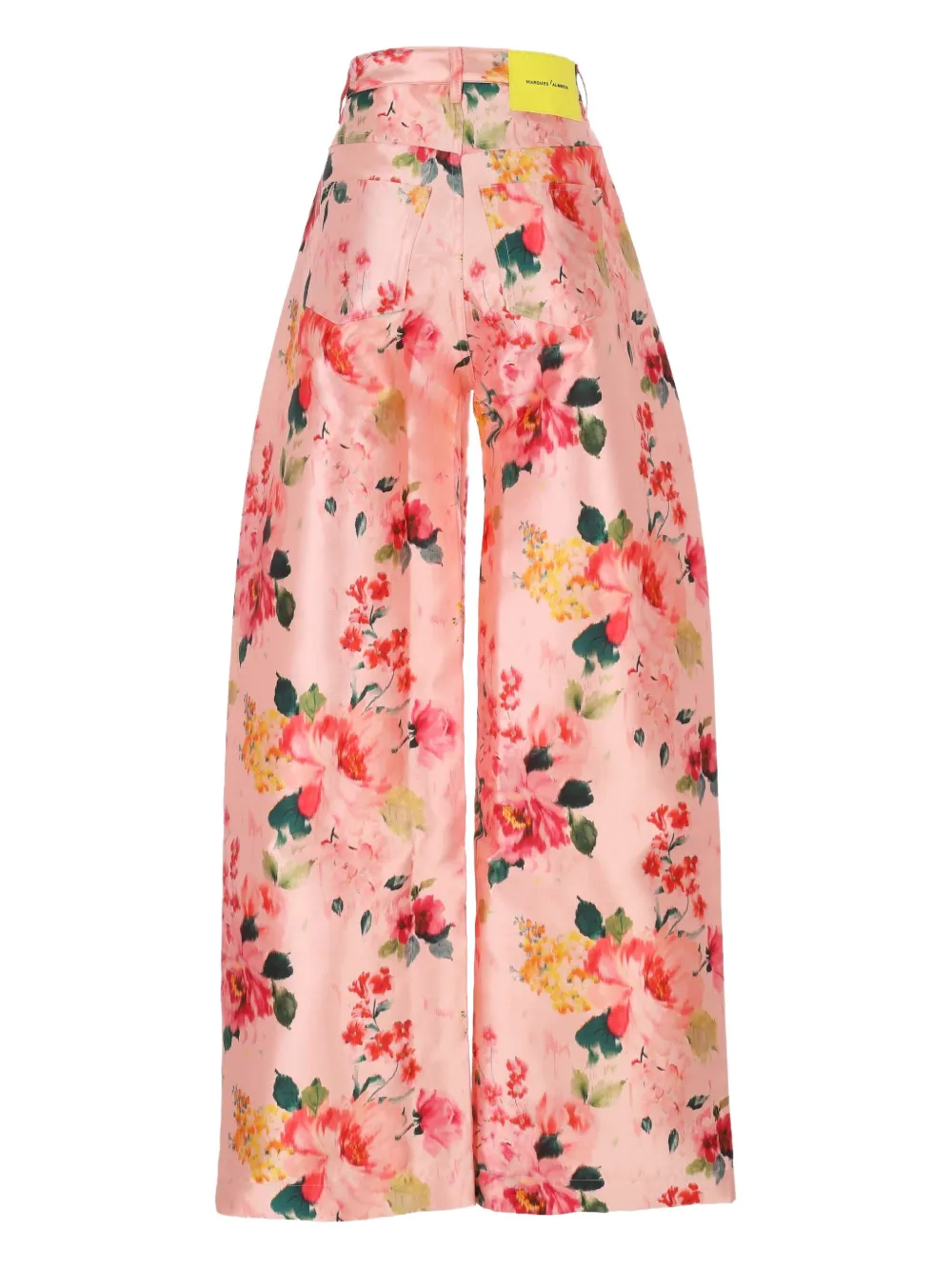 Marques'Almeida floral-print trousers - Roze