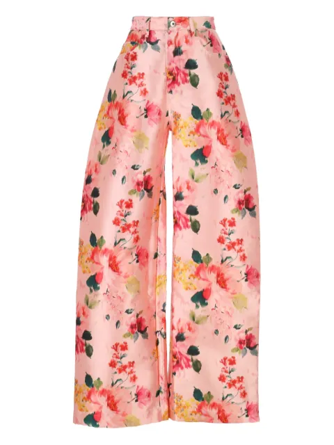 Marques'Almeida floral-print trousers 