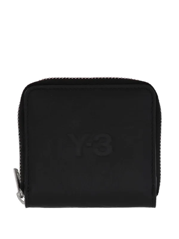 Y-3 財布 ブラック Y-3 2025年秋冬入荷 ワイスリー WALLET BLACK 財布 本革レザー