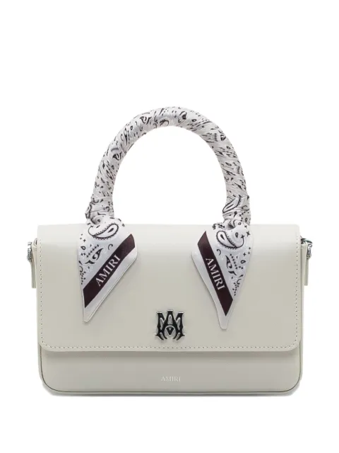 AMIRI leather top-handle tote bag