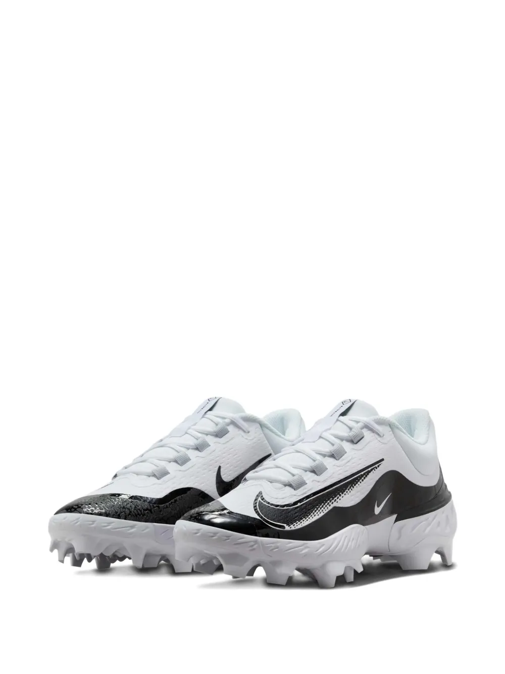 Nike Alpha Huarache Elite 4 Low Mcs "white Black" Sneakers In White