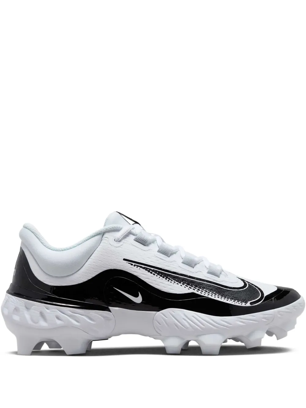 Nike Alpha Huarache Elite 4 Low Mcs "white Black" Sneakers In White