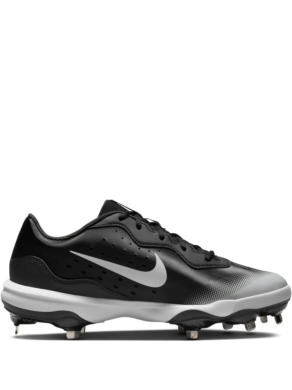 Nike Alpha Huarache Varsity 4 Low "black Dark Smoke Grey" Sneakers In Black