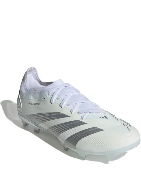 adidas Predator 24 Pro FG "Cloud White/Silver Metallic" cleats