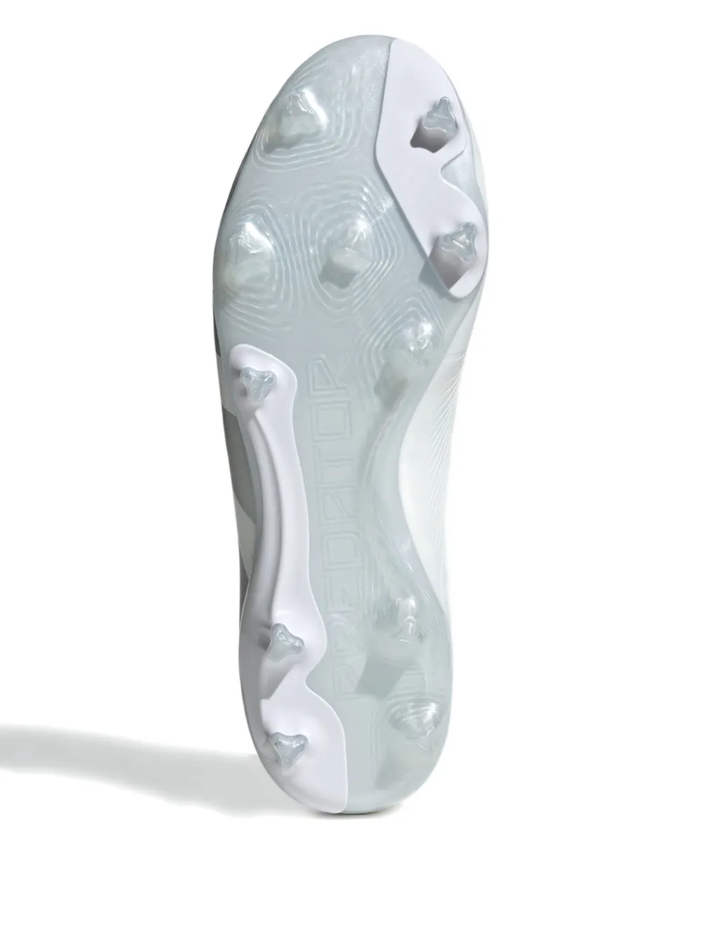 adidas Predator 24 Pro FG "Cloud White Silver Metallic" cleats