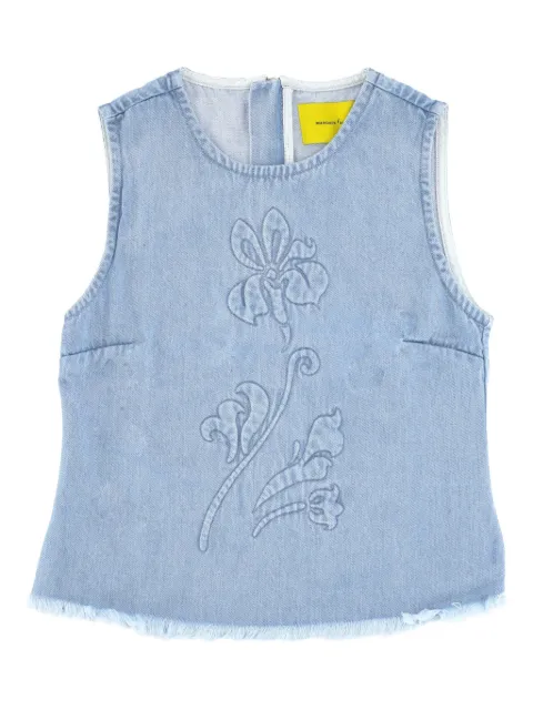Marques'Almeida floral-print top 