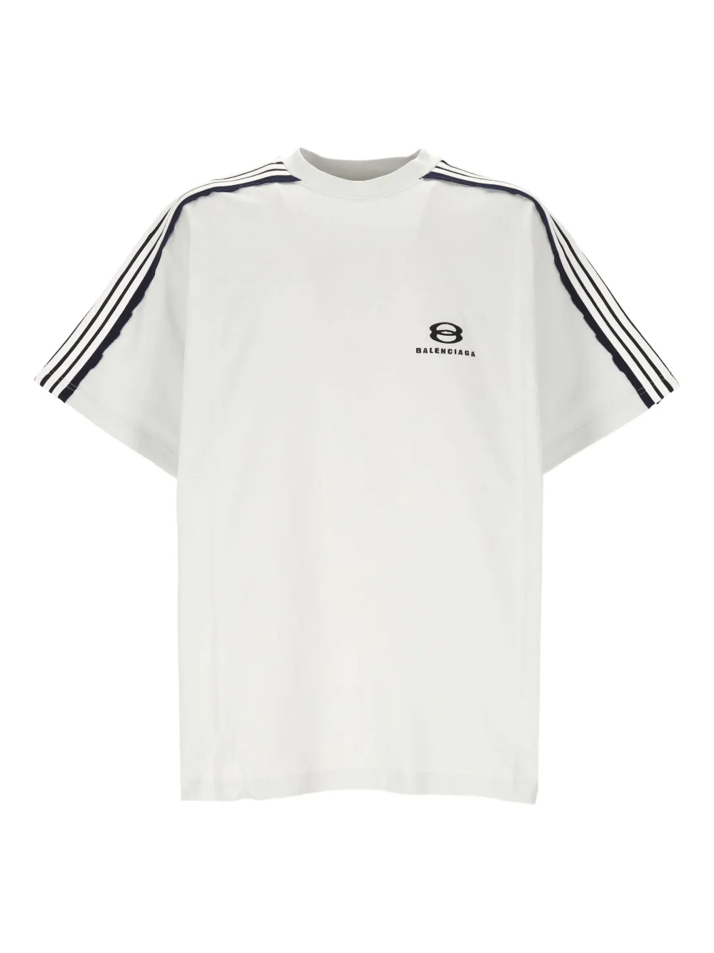 Balenciaga logo-print T-shirt Wit