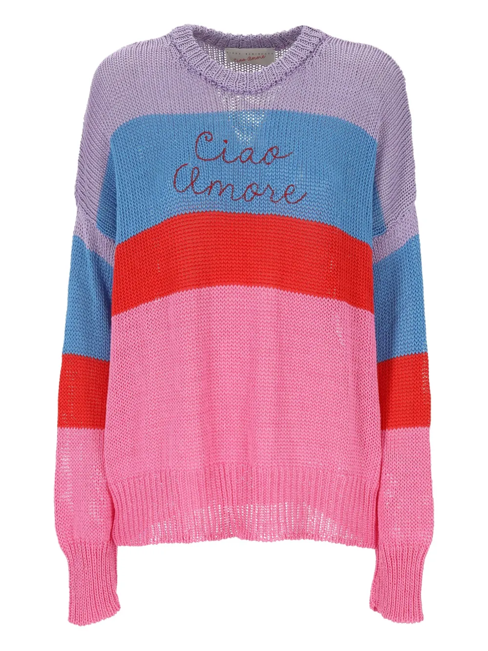 stripe-detail sweater