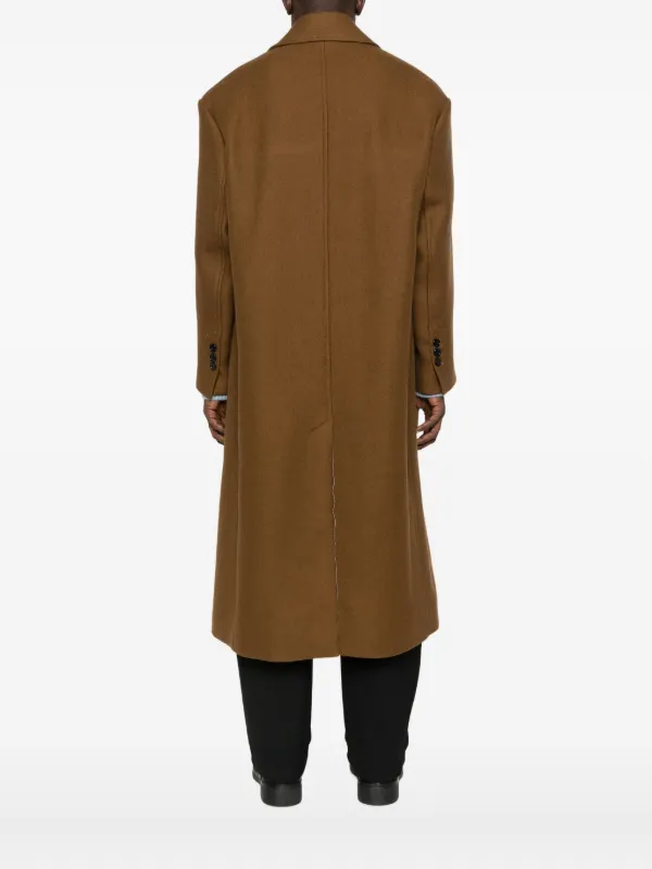 AMI Paris ダブルコート | ブラウン | FARFETCH JP