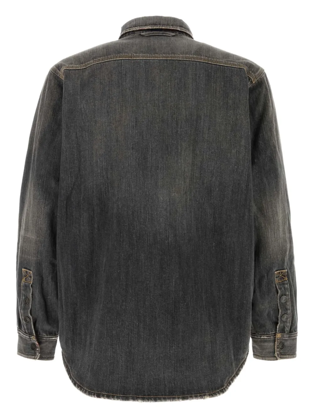 Balenciaga cotton demin shirt jacket - Grijs