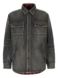 Balenciaga cotton demin shirt jacket - Grey