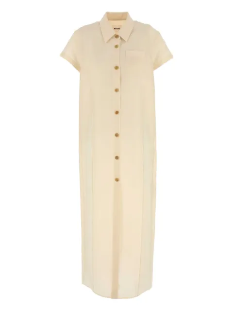 KHAITE midi shirt dress