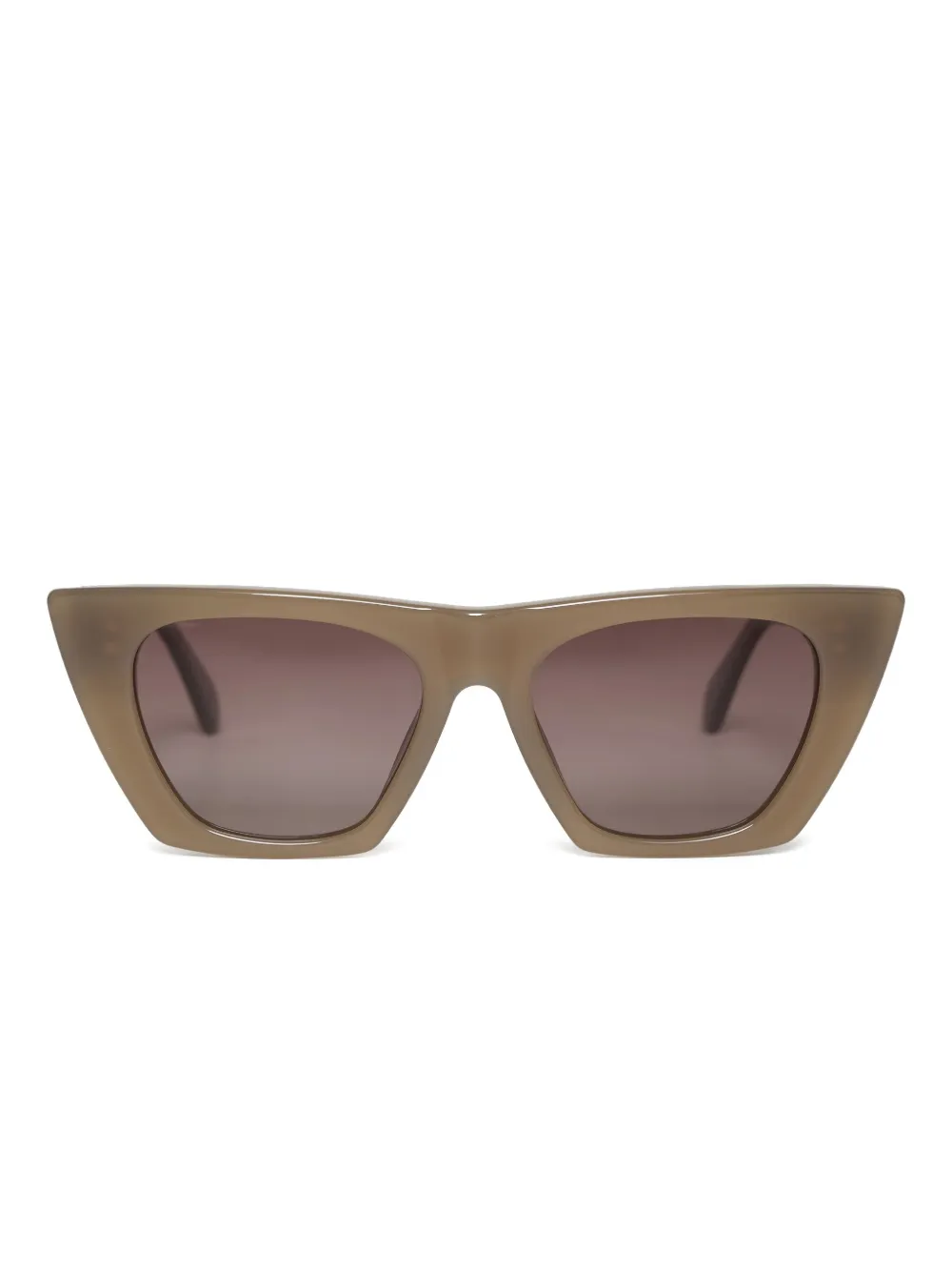 ANINE BING Paris zonnebril met cat-eye montuur Groen