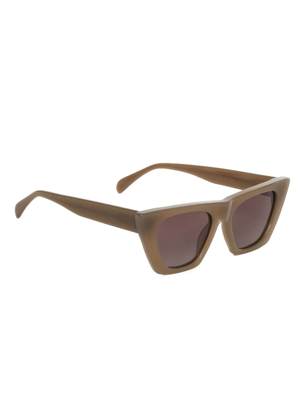ANINE BING Paris zonnebril met cat-eye montuur Groen
