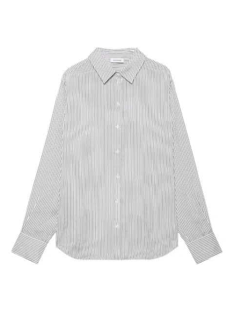 ANINE BING Essie striped cotton shirt