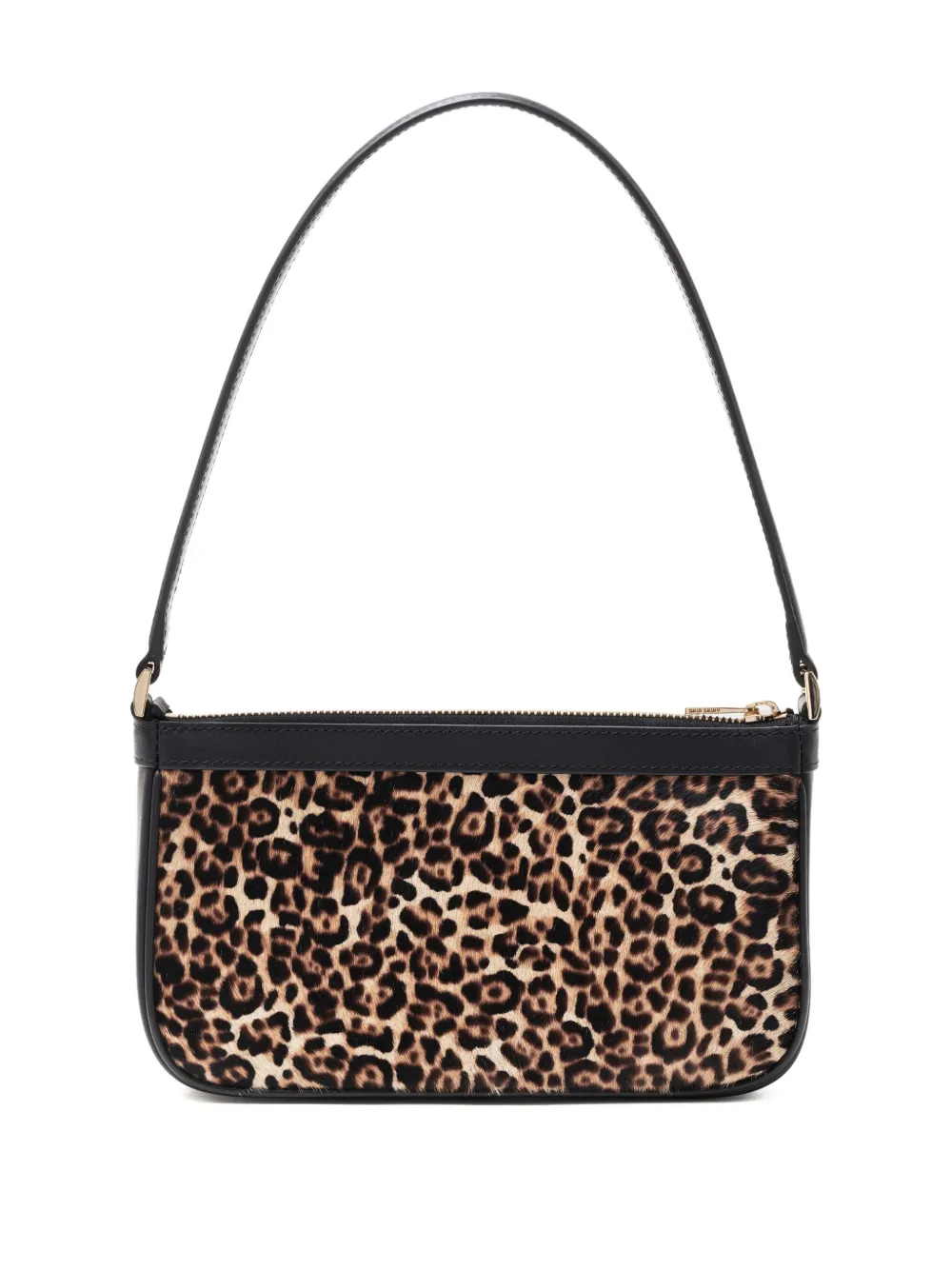 Anine Bing Mini Elly Leopard-print Shoulder Bag In Brown