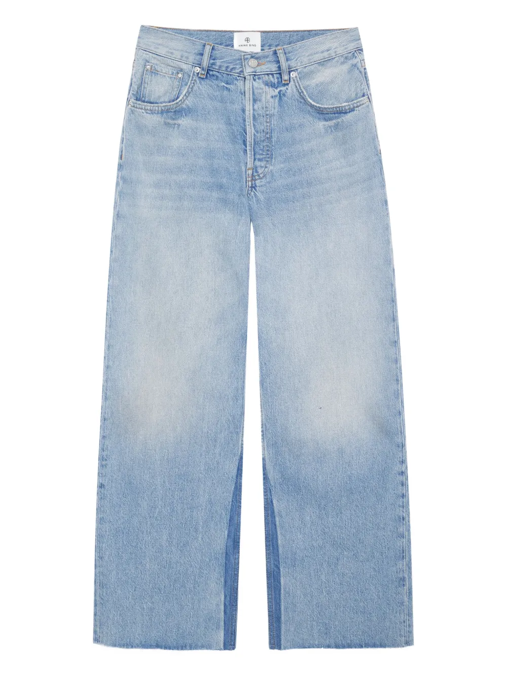 ANINE BING Manon jeans met franje Blauw
