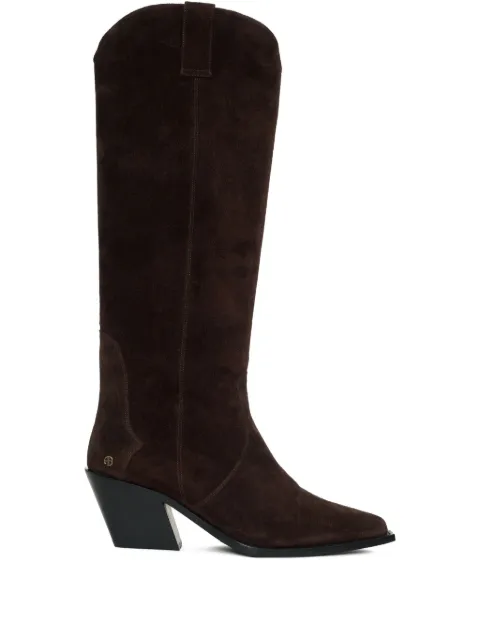 ANINE BING 70mm Tania suede knee-high boots
