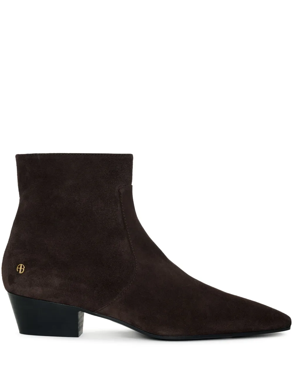 Anine Bing Freya Pointed-toe Boots In Brown