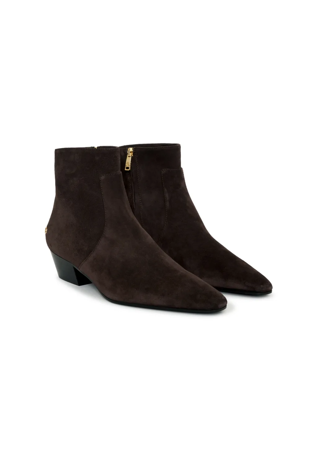 Anine Bing Freya Pointed-toe Boots In Brown