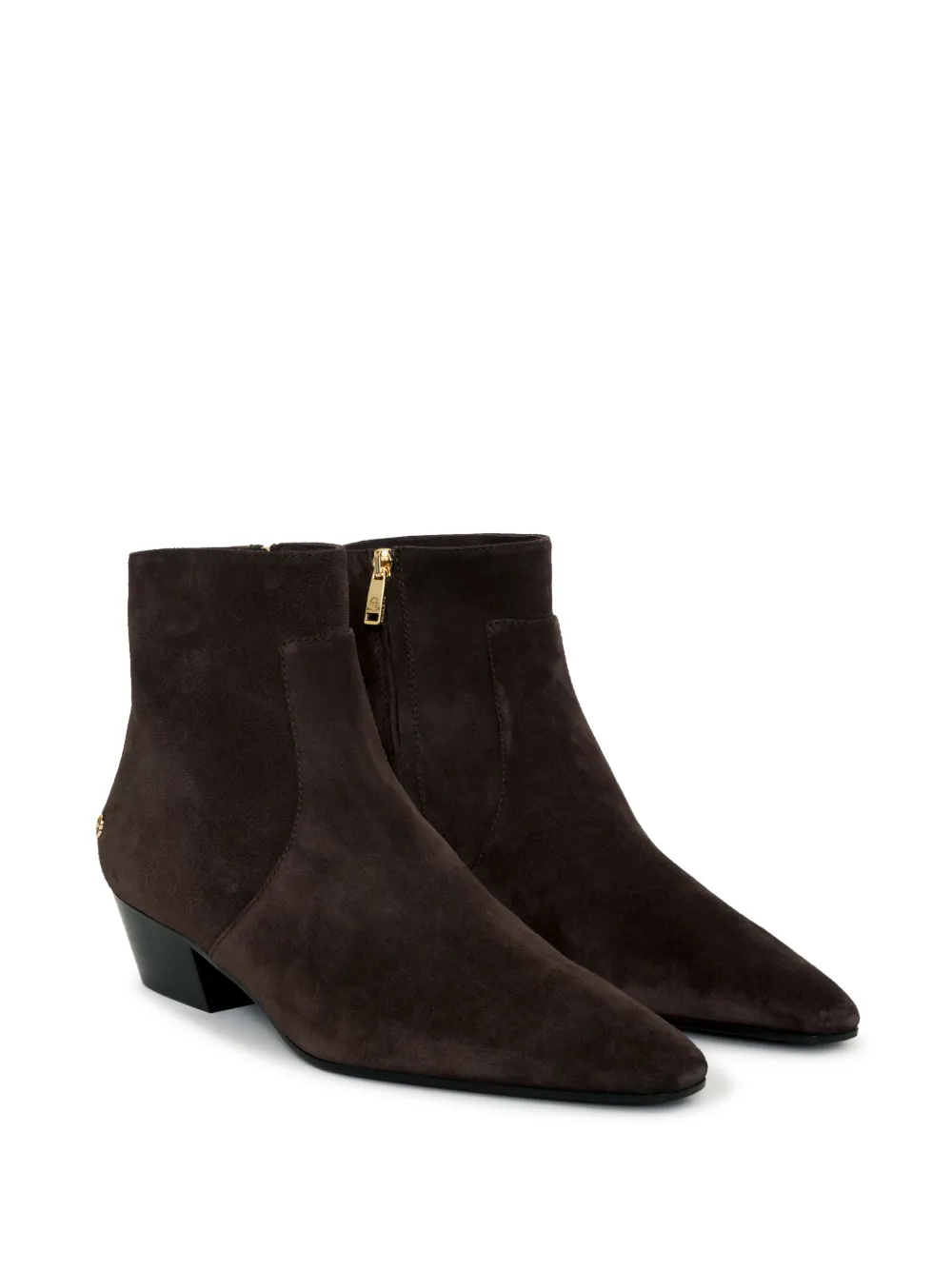 ANINE BING Freya pointed-toe boots Brown
