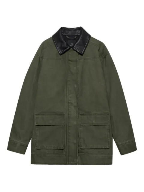 ANINE BING Sean patch-pocket military jacket