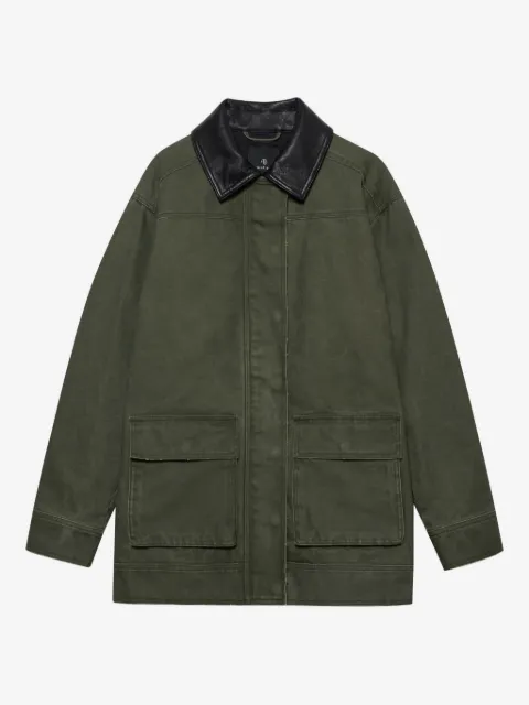 ANINE BING Sean patch-pocket military jacket