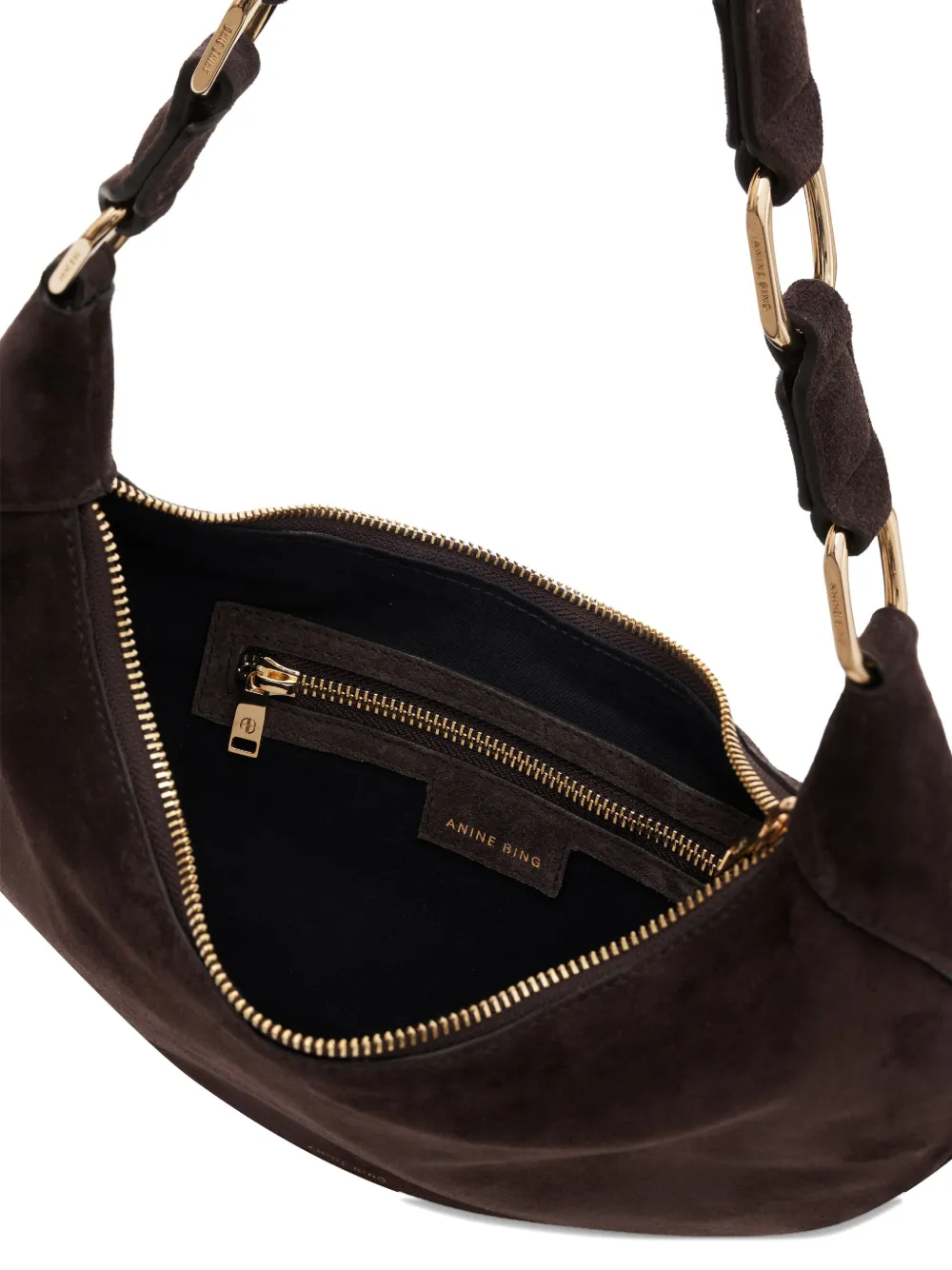 Anine Bing Kate Shoulder Bag In Brown