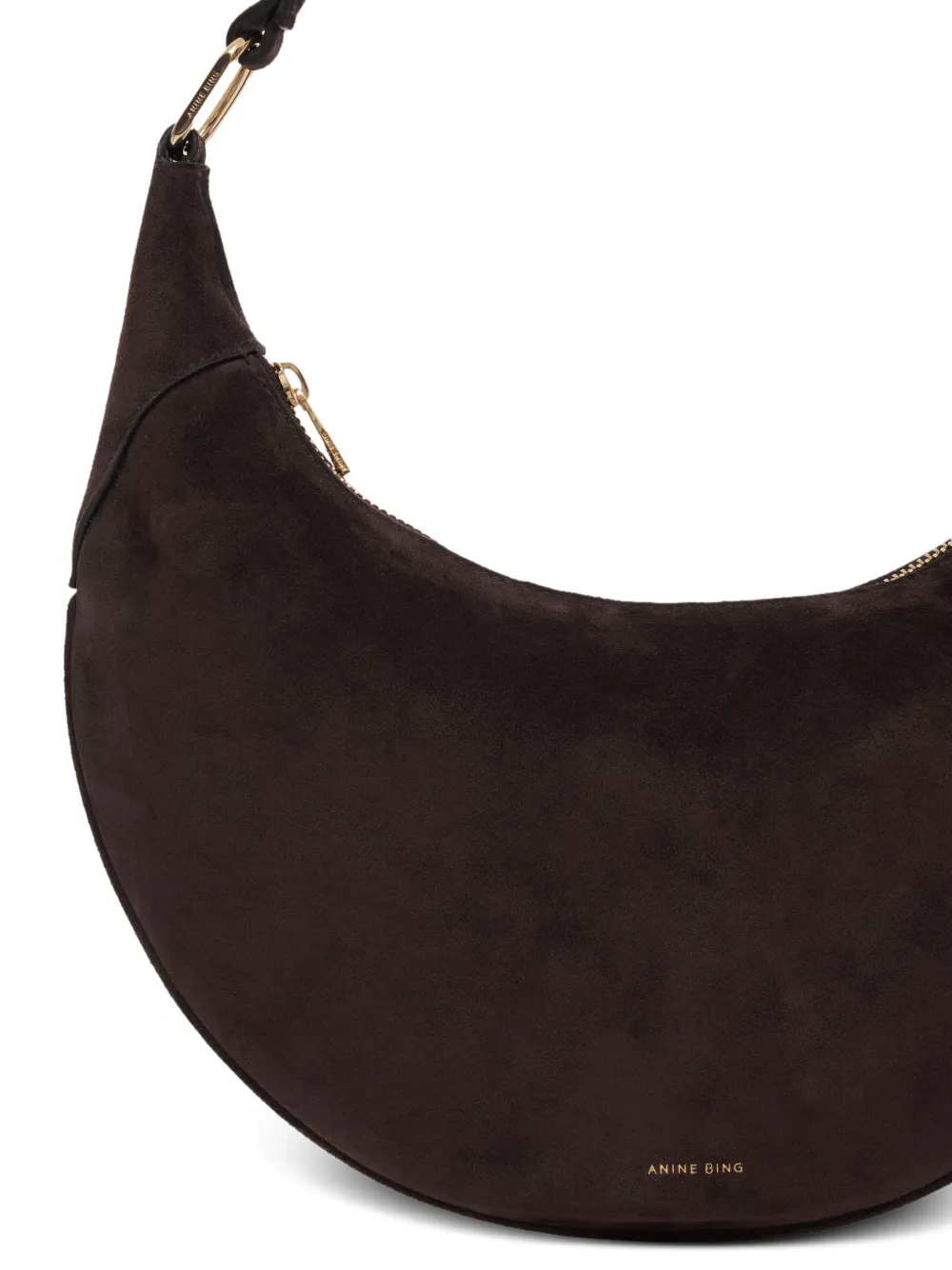 ANINE BING Kate schoudertas Bruin