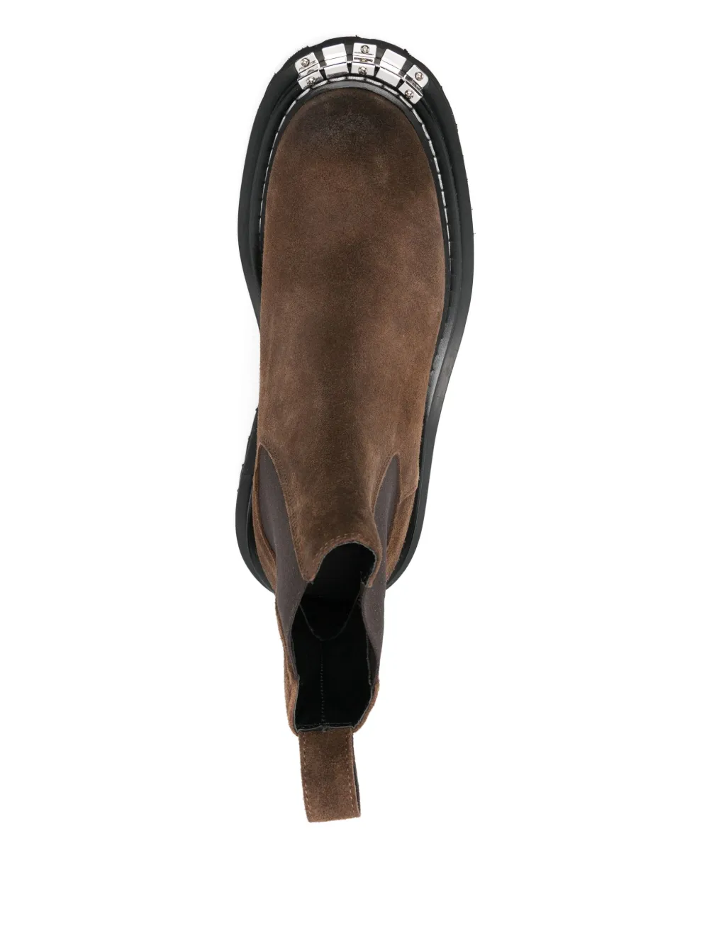 SANDRO Chelsea laarzen met metallic detail Bruin