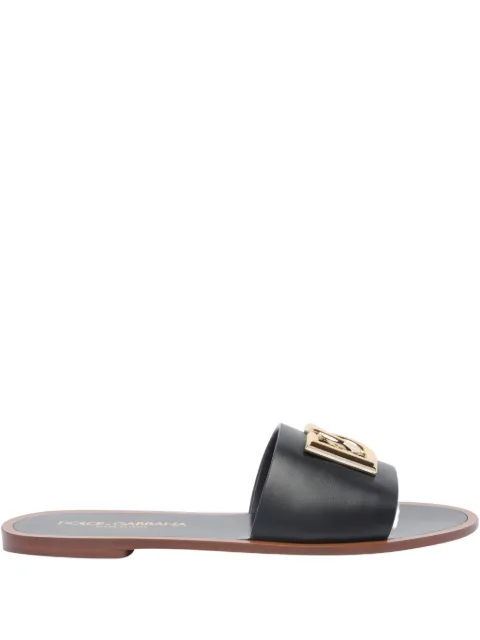 Dolce & Gabbana DG-logo leather sandals