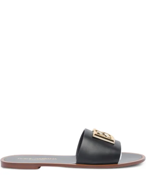 Dolce & Gabbana DG-logo leather sandals