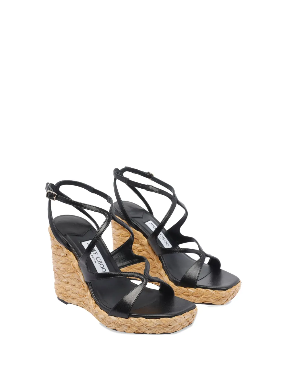 Jimmy Choo 110 Ayla sandals Black