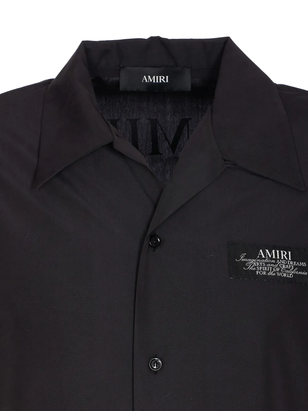 AMIRI Overhemd met logoprint Zwart