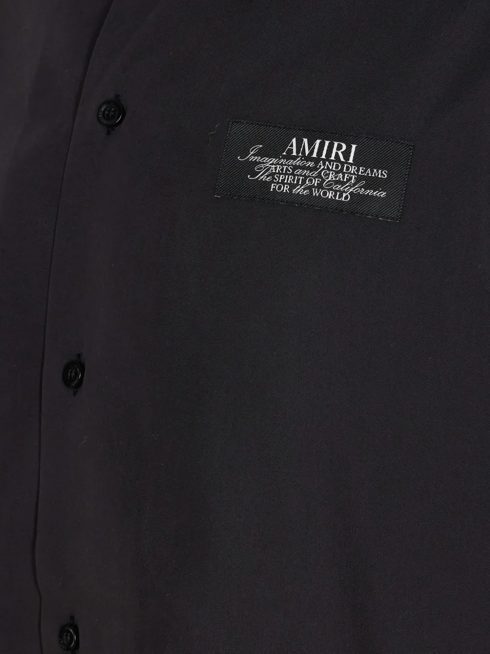 AMIRI Overhemd met logoprint Zwart