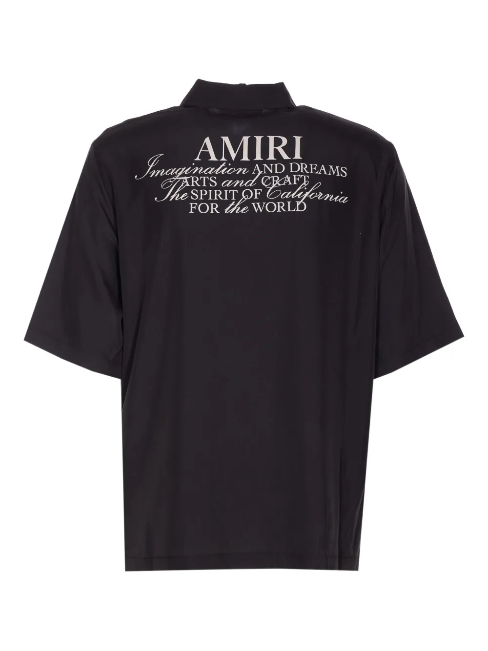 AMIRI logo-print shirt - Zwart