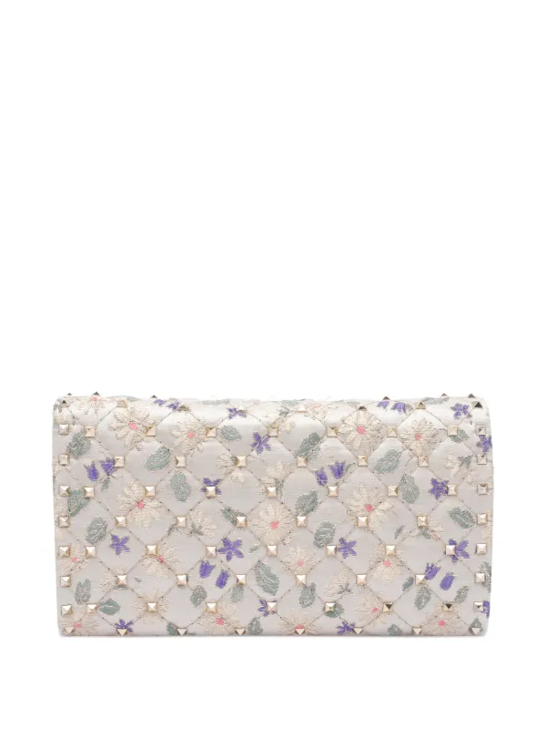 Valentino Garavani Quilted floral-print Crossbody Bag