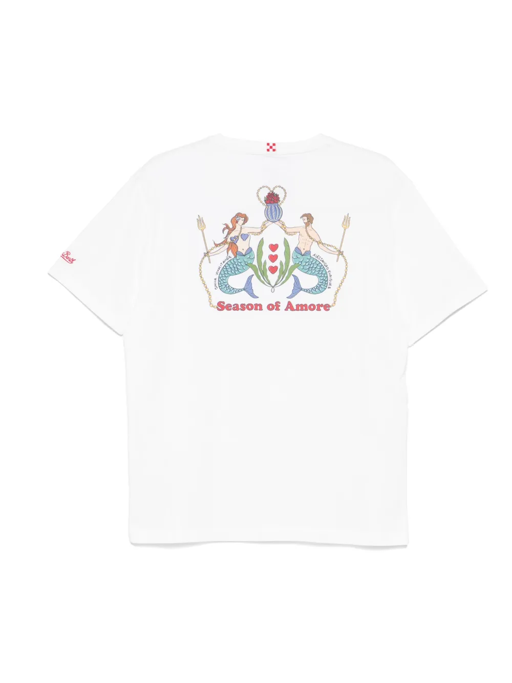 MC2 Saint Barth T-shirt met logoprint - Wit