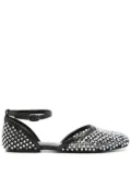 strategia shoes crystal-embellished ballet flats - Black