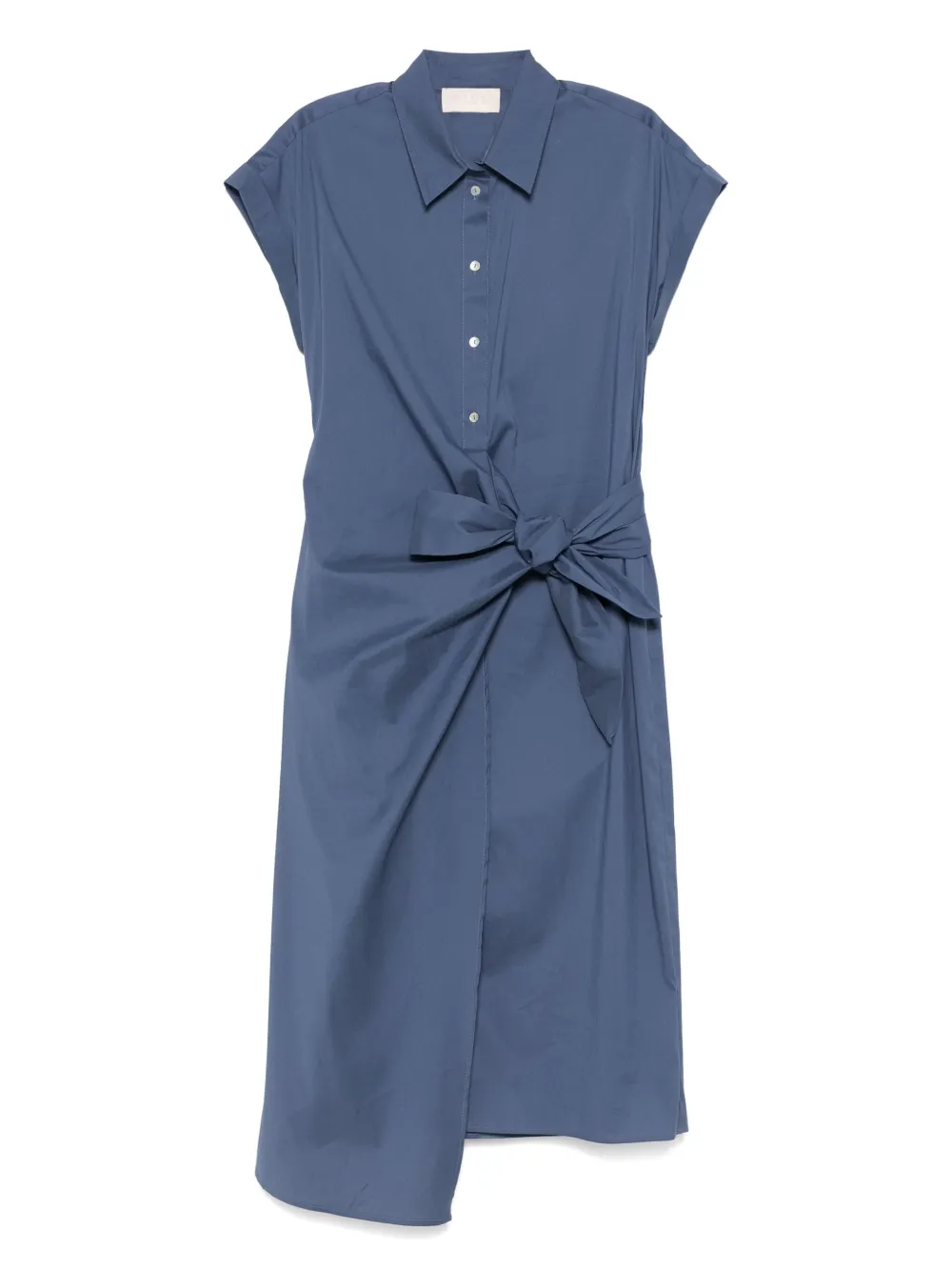 I BLUES BUTTON-COLLAR DRESS
