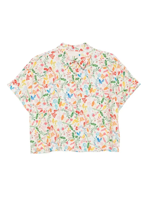 I BLUES floral-print shirt