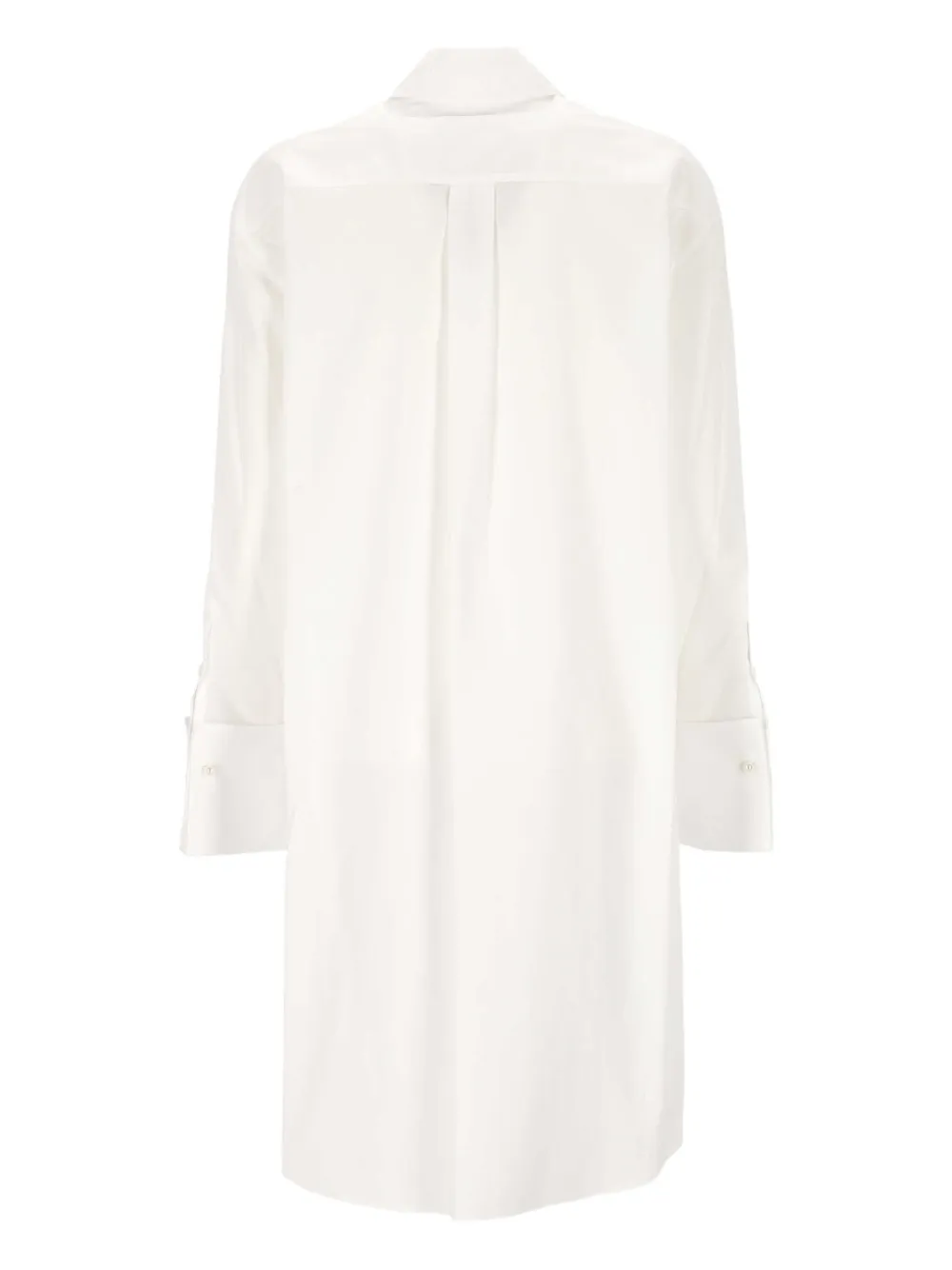 Simone Rocha crystal-embellished long shirt - Wit