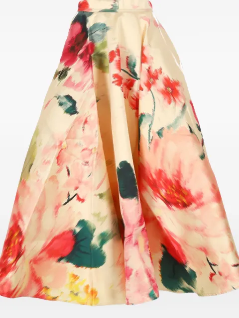 Marques'Almeida floral-print midi skirt