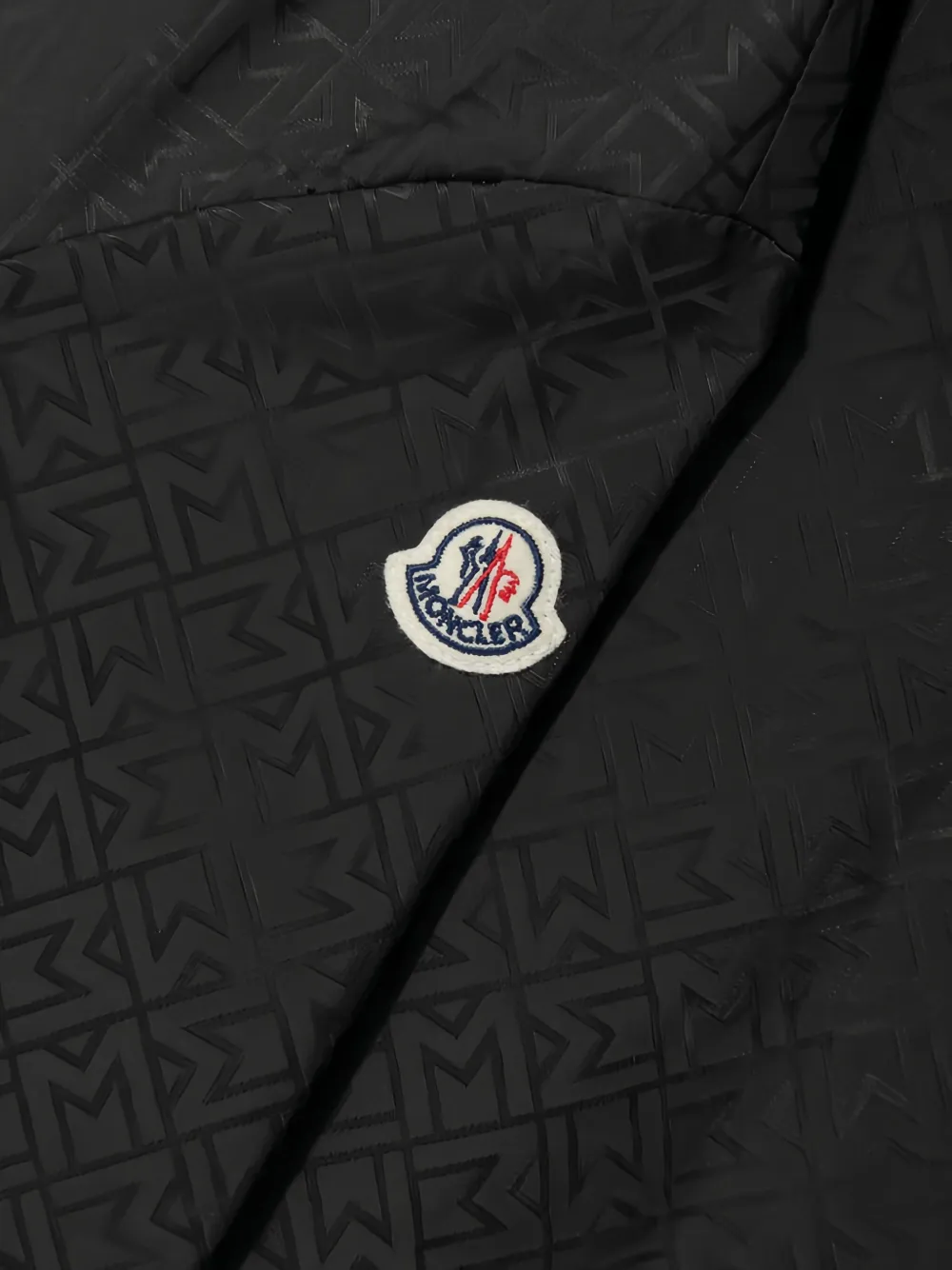 Moncler Enfant Jack met logoprint Zwart