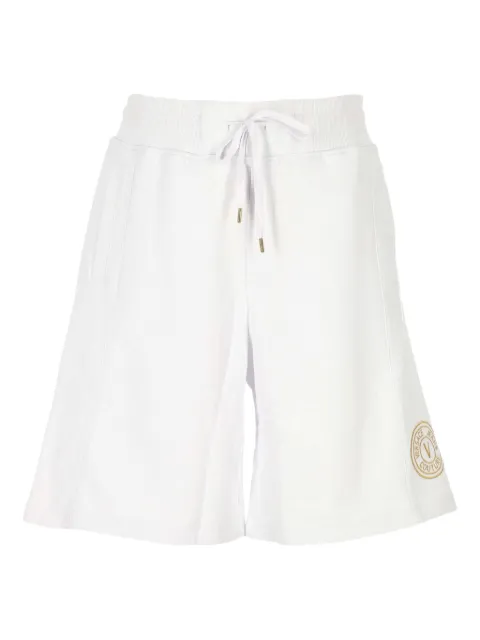 Versace Jeans Couture embroidered-logo bermuda shorts