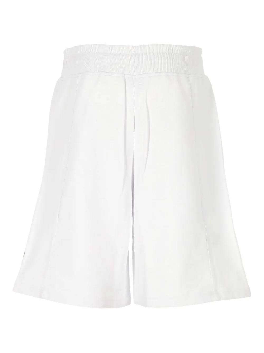 Versace Jeans Couture embroidered-logo bermuda shorts - Wit