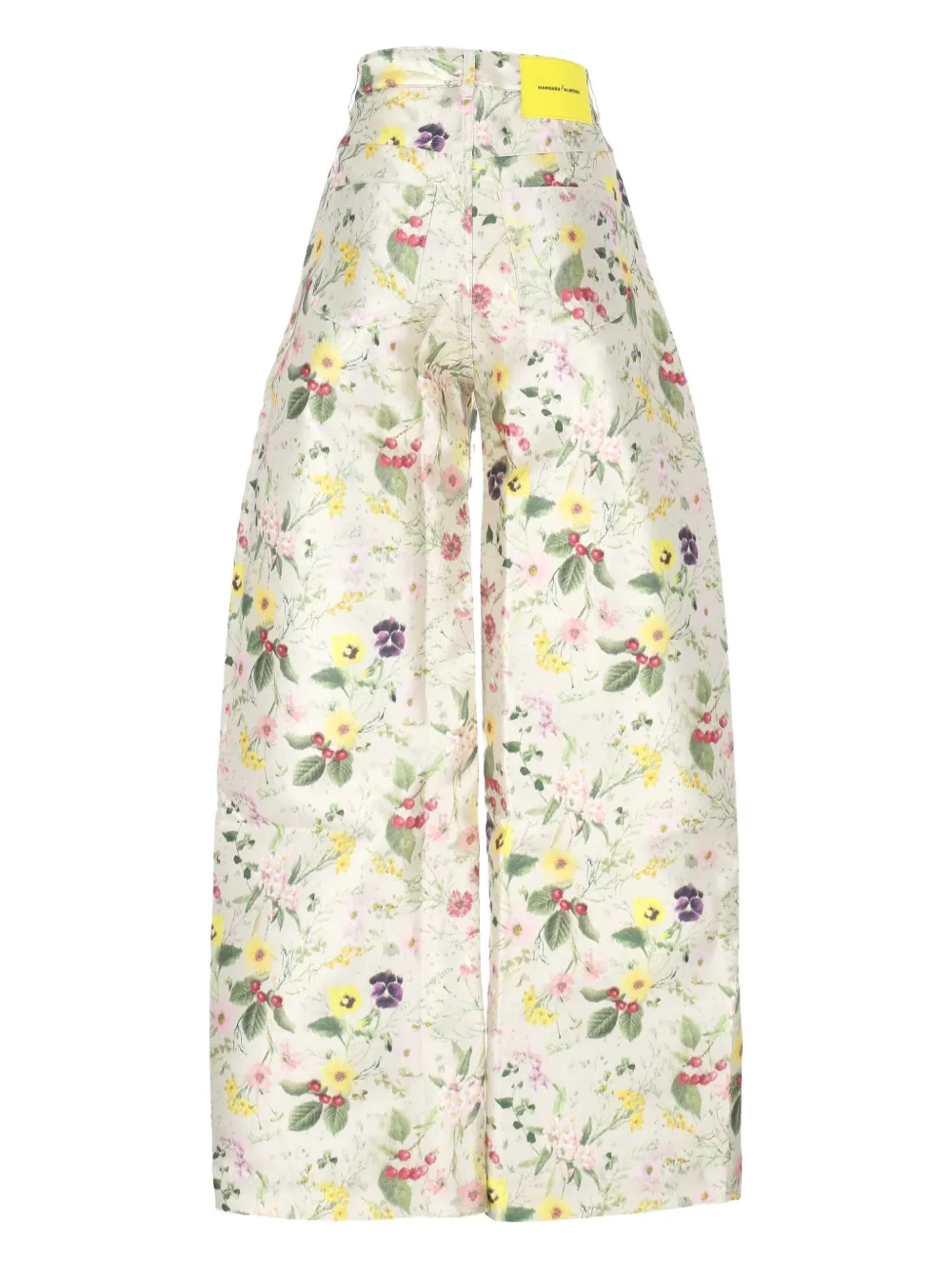 Marques'Almeida floral-print trousers